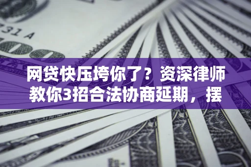 济南网贷快压垮你了？资深律师教你3招合法协商延期，摆脱暴力催收！