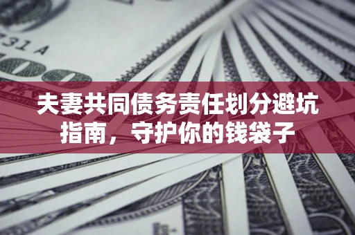济南夫妻共同债务责任划分避坑指南，守护你的钱袋子