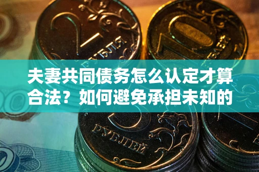 济南夫妻共同债务怎么认定才算合法？如何避免承担未知的债务风险？